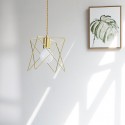 1 Light Modern / Contemporary Steel Pendant Light with Shade