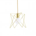 1 Light Modern / Contemporary Steel Pendant Light with Shade