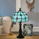 8 Inch European Stained Glass Table Lamp