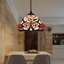 16 Inch European Stained Glass Pendant Light