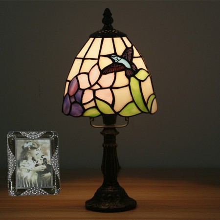 6 Inch European Stained Glass Table Lamp