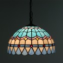 12 Inch European Stained Glass Pendant Light