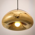 1 Light Glass Pendant Light with Glass Shade