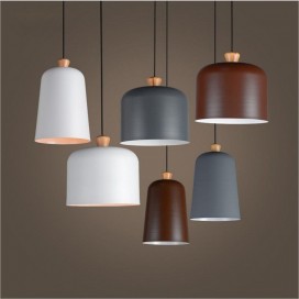 1 Light Aluminum Alloy Pendant Light with Shade