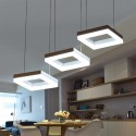 3 Light Aluminum Alloy Pendant Light with Acrylic Shade