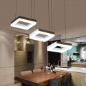 3 Light Aluminum Alloy Pendant Light with Acrylic Shade