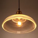 1 Light Vintage Glass Pendant Light