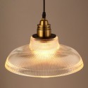 1 Light Vintage Glass Pendant Light