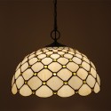 16 Inch European Stained Glass Pendant Light