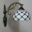 8 Inch European Stained Glass Wall Light