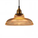 1 Light Vintage Glass Pendant Light