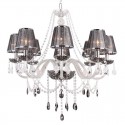 8 Light K9 Crystal Candle Style Chandelier