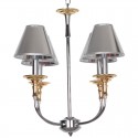 4 Light Modern Contemporary Chrome Candle Style Chandelier