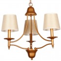 3 Light Rustic Retro Mediterranean Style Candle Style Chandelier