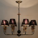 8 Light Retro Rustic Candle Style Chandelier