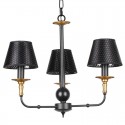 3 Light Retro Rustic Candle Style Chandelier