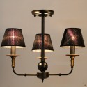 3 Light Retro Rustic Candle Style Chandelier