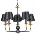 5 Light Retro Rustic Candle Style Chandelier