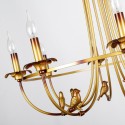 3 Light Retro Candle Style Chandelier