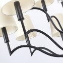 12 Light Modern Contemporary Candle Style Chandelier