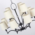 12 Light Modern Contemporary Candle Style Chandelier