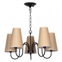 5 Light Retro Contemporary Candle Style Chandelier