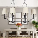 6 Light Modern Contemporary Candle Style Chandelier