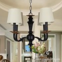 4 Light Retro Candle Style Chandelier