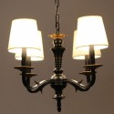 4 Light Retro Candle Style Chandelier