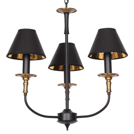 3 Light Retro Contemporary Hotel Candle Style Chandelier