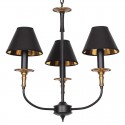 3 Light Retro Contemporary Hotel Candle Style Chandelier