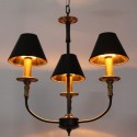 3 Light Retro Contemporary Hotel Candle Style Chandelier