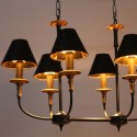 6 Light Retro Contemporary Candle Style Chandelier