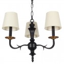 3 Light Contemporary Retro Candle Style Chandelier