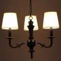 3 Light Contemporary Retro Candle Style Chandelier