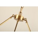 Fine Brass 9 Light Chandelier