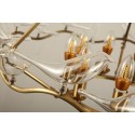 Fine Brass 9 Light Chandelier