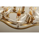 Fine Brass 9 Light Chandelier