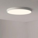 Modern Contemporary Ultra-thin Round Stainless Steel Flush Mount Ceiling Light