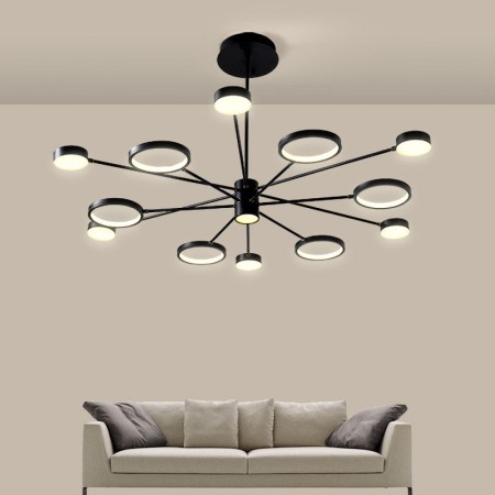 Modern Contemporary Stainless Steel Chandelier