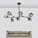 Modern Contemporary Gold Magic Bean Stainless Steel Chandelier