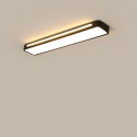 Modern Contemporary Stainless Steel Flush Mount Ceiling Light