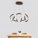 Modern Contemporary Ring Stainless Steel Chandelier