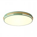 Modern Contemporary Round Stainless Steel Flush Mount Ceiling Light