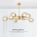 Modern Contemporary Magic Bean Glass Chandelier