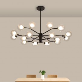 Modern Contemporary Magic Bean Glass Chandelier