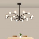 Modern Contemporary Magic Bean Glass Chandelier