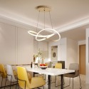 Modern Contemporary Stainless Steel Chandelier