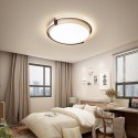 Modern Contemporary Round Stainless Steel Flush Mount Ceiling Light