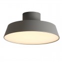 Modern Contemporary Round Stainless Steel Flush Mount Ceiling Light